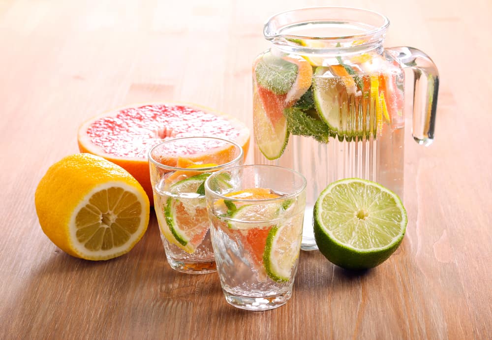 Citrus-infused water
