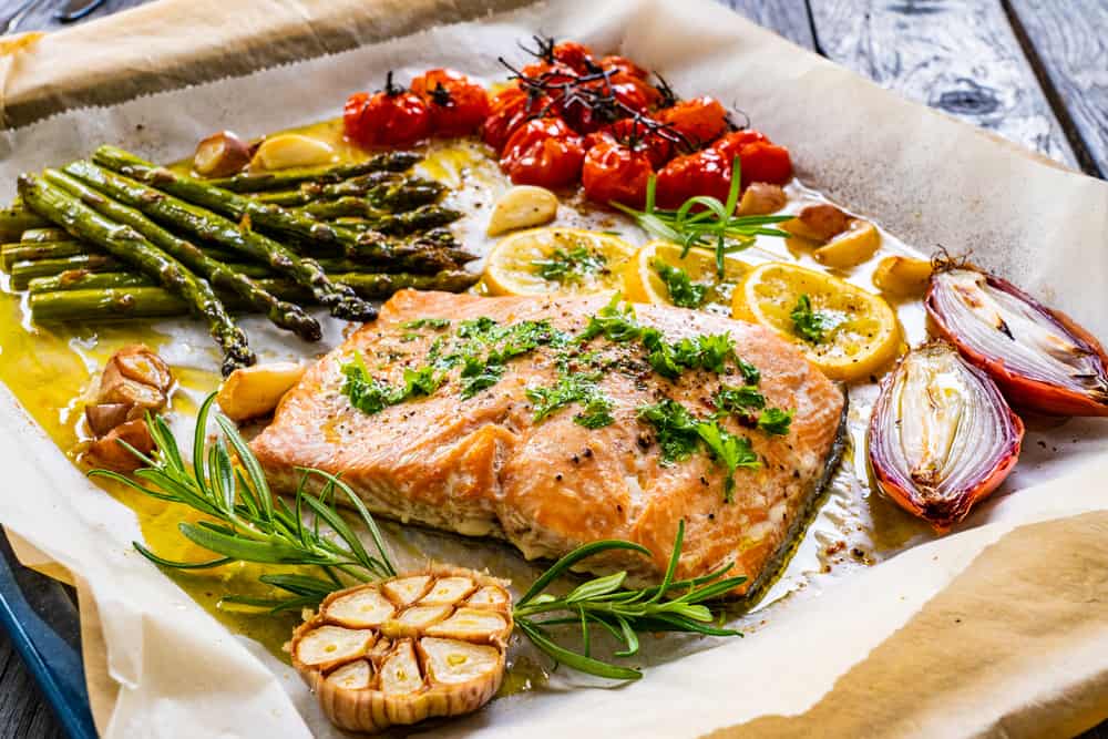 Salmon and Asparagus