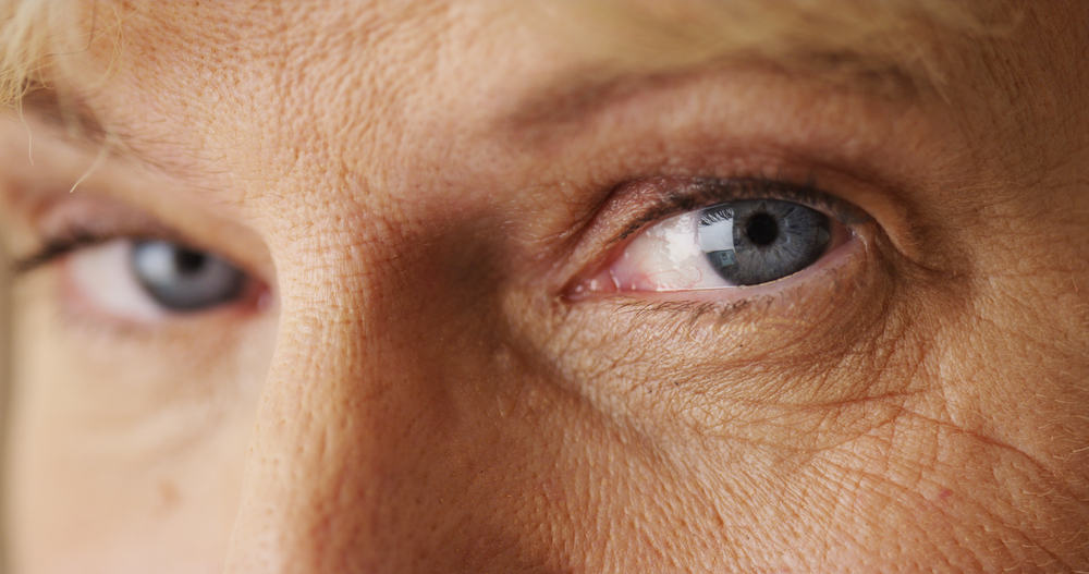 Vision Health: Senior Person's Eyes